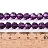 Baking Paint Transparent Glass Beads X1-DGLA-A035-T8mm-A09-5