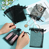 100pcs Large Organza Pouches Portable Shoes Bag Travel Storage Drawstring Bags OP-SP0001-03D-02-3