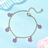 Alloy Enamel Charm Bracelets BJEW-JB13169-03-1