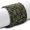 Natural Serpentine/Green Lace Stone Beads Strands G-Z116-A16-3mm-2