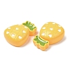 Opaque Resin Fruit Cabochons RESI-G072-02D-2