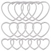 60Pcs 3 Style 304 Stainless Steel Linking Ring STAS-SC0004-19-1