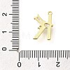 Brass Micro Pave Cubic Zirconia Pendants KK-M310-01G-11-3