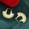304 Stainless Steel Flower Stud Earrings for Women EJEW-Q009-03A-G-5