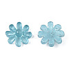Spray Painted Transparent Resin Cabochons CRES-S302-63-A01-3