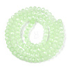 Baking Painted Imitation Jade Glass Bead Strands DGLA-A034-J4MM-A03-2