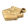 304 Stainless Steel Charms STAS-M084-01D-G-2