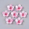 Flower Acrylic Bead Caps SACR-T017-51C-1