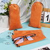 Beebeecraft 12Pcs Velvet Glasses Storage Drawstring Bag ABAG-BBC0001-16F-4