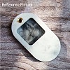DIY Oval Pendant Silicone Molds AJEW-A034-01-3