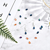10 Strands 2 Style Electroplate Glass Beads Strands EGLA-FH0001-10-2