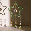 Aventurine & Crystal Glass Sun Catcher Pendant PW-WGCCFD7-06-1