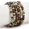 Natural Chalcedony Beads Strands G-G345-C29-2x4mm-2