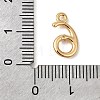 Brass Micro Pave Cubic Zirconia Charms KK-P340-24G-06-3