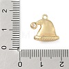 Brass Micro Pave Cubic Zirconia Charms KK-H521-02B-G-3