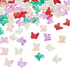 100Pcs 5 Colors Electroplate Glass Beads EGLA-TA0013-54-3
