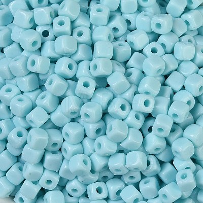 Opaque Acrylic Beads X1-OACR-B025-06G-1