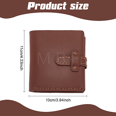 DIY Leather Men's Wallet Making Kits DIY-WH0349-228A-1