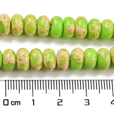 Synthetic Imperial Jasper Dyed Beads Strands G-D077-E01-01D-1