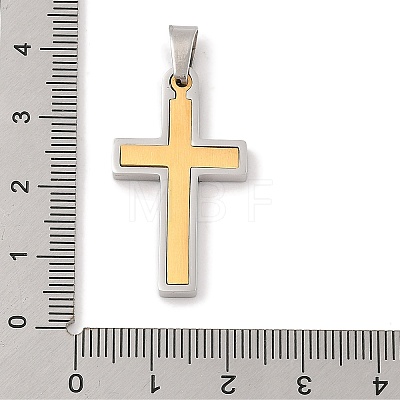 Ion Plating(IP) 304 Stainless Steel Pendants STAS-G346-07G-1