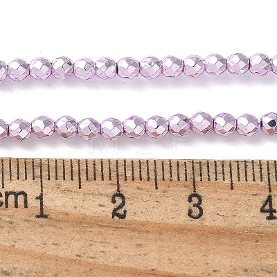 Baking Painted Synthetic Non-Magnetic Hematite Beads Strands G-H020-K01-13-1