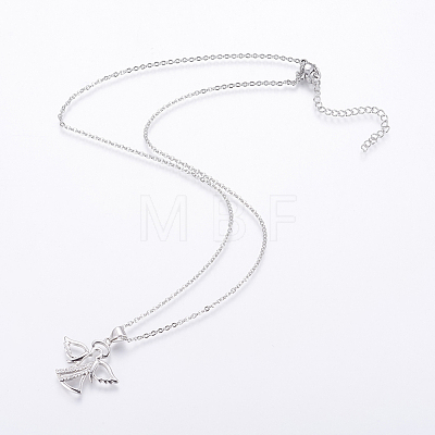 304 Stainless Steel Chain Necklaces NJEW-O108-43P-1