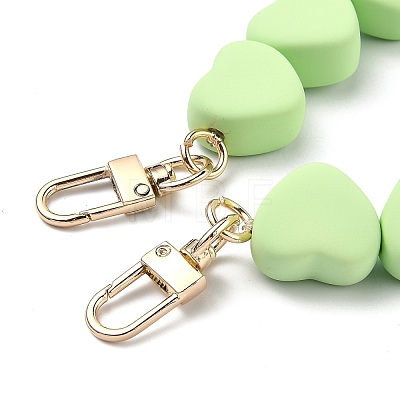 Heart Shape Resin Beads Bag Strap FIND-H210-03A-1