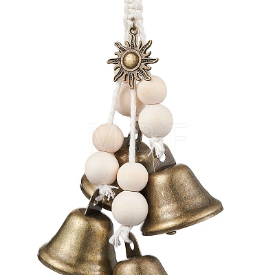 Iron Bell Pendant Decoration RN-CJ236F-AB-1