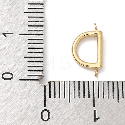 304 Stainless Steel Letter Connector Charms LS-STAS-M108-01G-04-1
