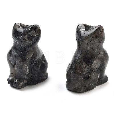 Natural Larvikite Carved Figurines DJEW-L023-B16-1