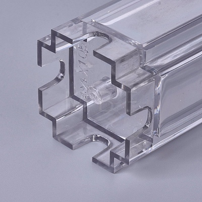 Transparent Plastic Candle Molds AJEW-WH0109-05-1
