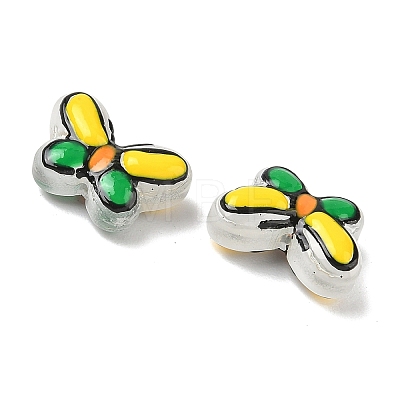 Transparent Glass Enamel Beads LAMP-C023-02B-1