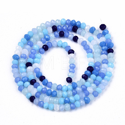 Opaque Glass Beads Strands GLAA-T006-07-A01-1