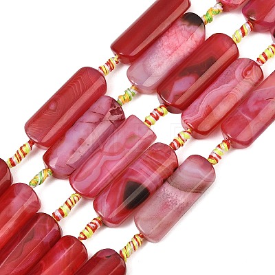 Natural Yellow Agate Beads Strands G-H342-B05-01-1