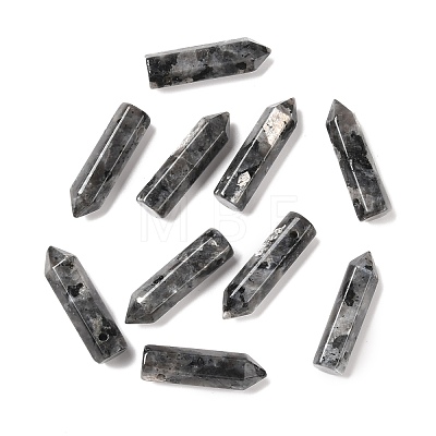 Natural Larvikite Pointed Pendants G-D460-01A-1