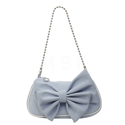 Women's Bowknot Imitation Leather Crossbody Bag PW-WG64049-05-1