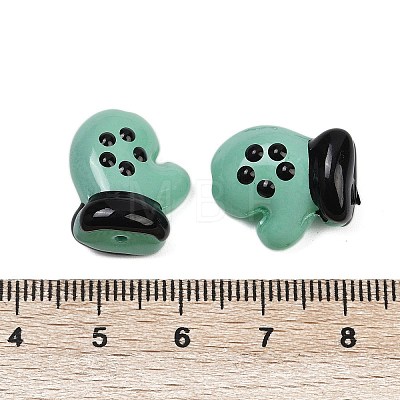 Handmade Lampwork Enamel Beads LAMP-R004-07B-1