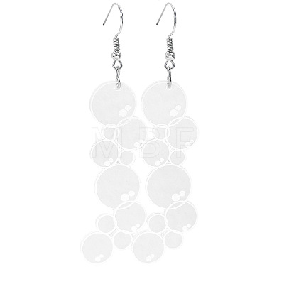 Bubble Acrylic Dangle Earrings FS-WG02476-01-1