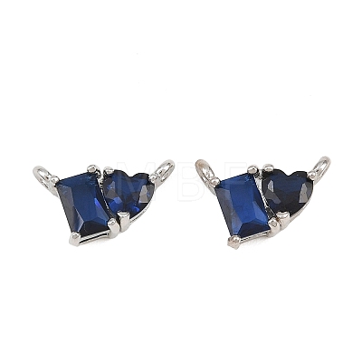 Brass Pave Cubic Zirconia Charms CU-CBA6A75-04P-08-1