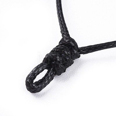 Adjustable Korean Waxed Polyester Cord Necklace Making X-AJEW-JB00493-01-1