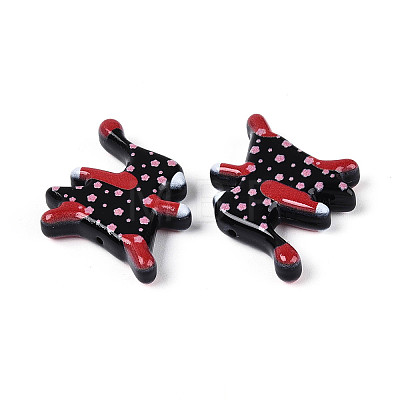 Printed Opaque Resin Beads RESI-N043-21-1