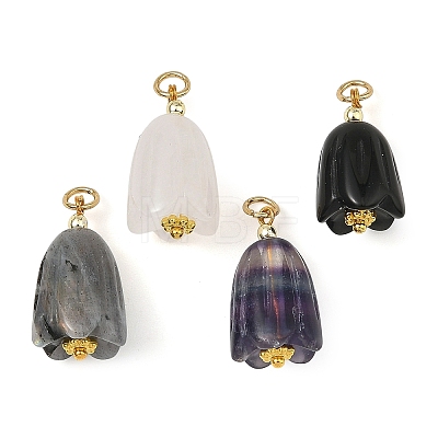 Natural Mixed Gemastone Pendants PALLOY-JF05935-1