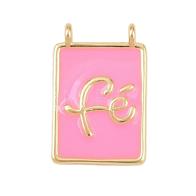 Brass Enamel Pendants KK-L251-01G-A02-1