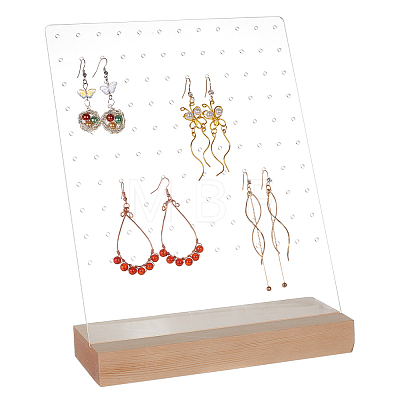 Acrylic Earrings Display Stands EDIS-WH0029-29A-1