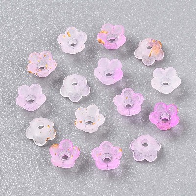 Frosted Transparent Acrylic Beads LS-X-OACR-N137-72D-1