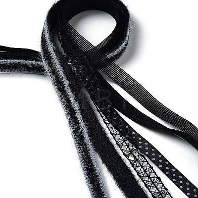 18 Yards 6 Styles Polyester Ribbon SRIB-C001-A01-1