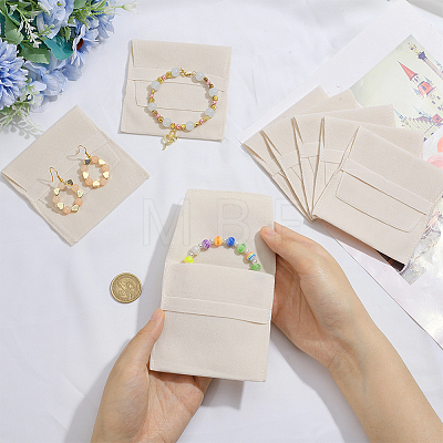 Double-Sided Faux Suede Jewelry Flap Pouches X-TP-WH0007-09B-1