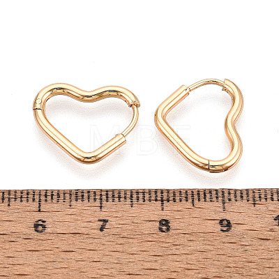 304 Stainless Steel Hoop Earrings STAS-T074-28G-1
