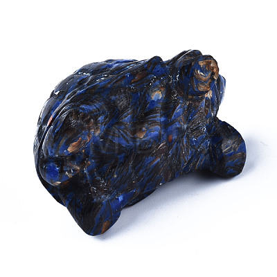 Tortoise Assembled Natural Bronzite & Synthetic Imperial Jasper Model Ornament G-N330-39A-03-1