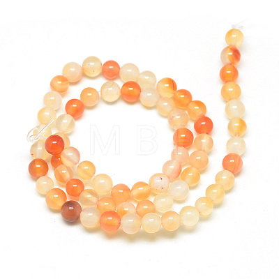 Natural Carnelian Beads Strands X-G-Q462-4mm-45-1